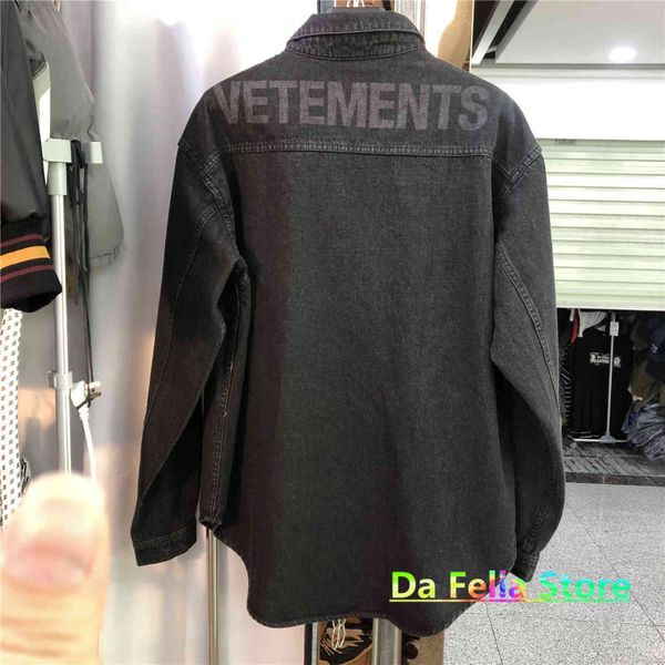 2021 vetements jackets men women back big letters printed denim jacket 1:1 vtm cowboy long hem, Black;brown
2021 vetements jackets men women back big letters printed denim jacket 1:1 vtm cowboy long hem, Black;brown
