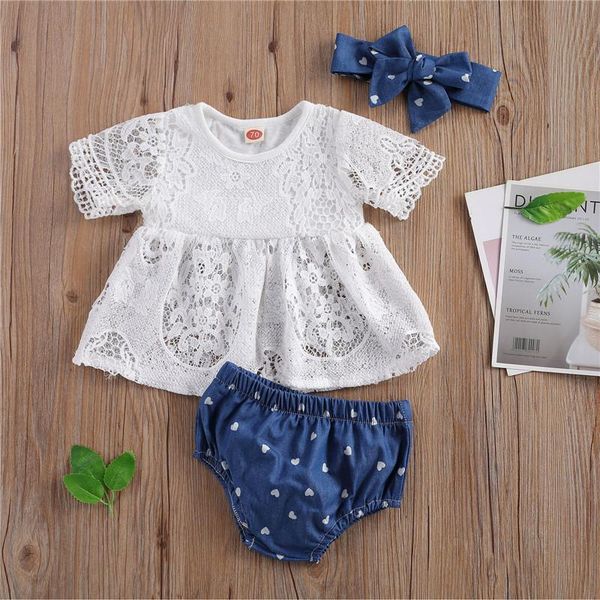 baby children clothing short sleeve shorts headband 3pcs toddler girl summer clothes sets, White
baby children clothing short sleeve shorts headband 3pcs toddler girl summer clothes sets, White