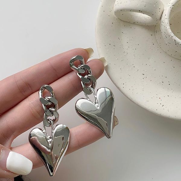 dangle & chandelier aensoa 2021 trendy silver color love heart drop earrings punk unique shape vintage for women party street jewelry
dangle & chandelier aensoa 2021 trendy silver color love heart drop earrings punk unique shape vintage for women party street jewelry