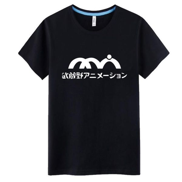 men's t-shirts high-q shirobako musashino-shi cotton loose t-shirt tee t shirt, White;black
men's t-shirts high-q shirobako musashino-shi cotton loose t-shirt tee t shirt, White;black