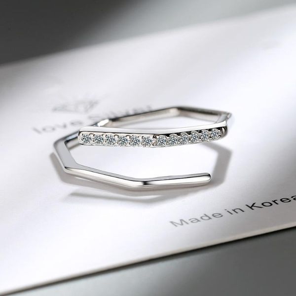 cluster rings 925 sterling silver crystal geometric adjustable for women wedding party finger ring creative jewelry accessories jz481, Golden;silver
cluster rings 925 sterling silver crystal geometric adjustable for women wedding party finger ring creative jewelry accessories jz481, Golden;silver