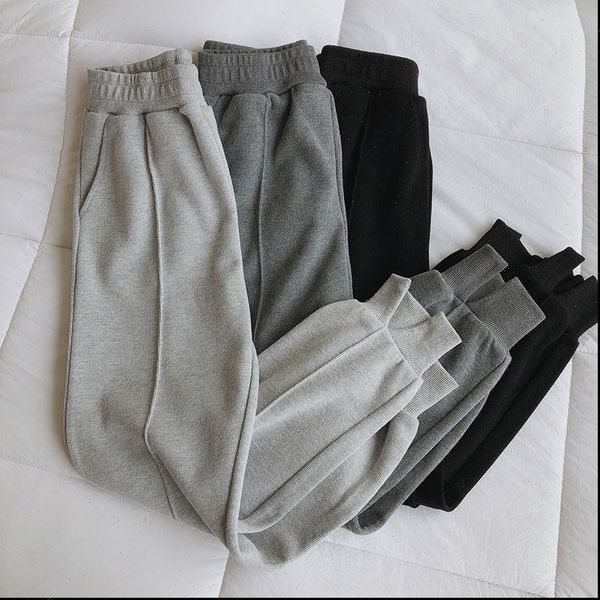 gray sports loose beam feet womens capris spring autumn korean style thin student running casual harem, Black;white
gray sports loose beam feet womens capris spring autumn korean style thin student running casual harem, Black;white
