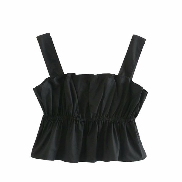 h.sa blouse and for women strap black short blusas female party backless ruffles summer beach shirt 210417, White
h.sa blouse and for women strap black short blusas female party backless ruffles summer beach shirt 210417, White