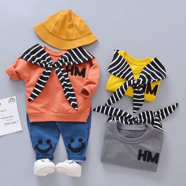 clothing sets 2021kids baby girl boys causal set letter long sleeve autumn spring children's sports suit 1 2 3 4 years children cloth, White
clothing sets 2021kids baby girl boys causal set letter long sleeve autumn spring children's sports suit 1 2 3 4 years children cloth, White