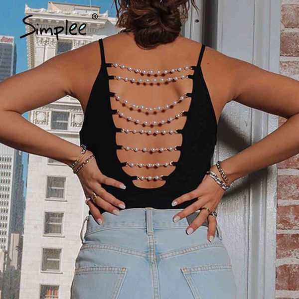 backless pearl chain women bodysuit summer high street party knit bodysuits lady solid night club jumpsuit fashion 210414, Black;white
backless pearl chain women bodysuit summer high street party knit bodysuits lady solid night club jumpsuit fashion 210414, Black;white