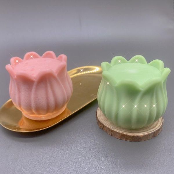 craft tools large silicone candle mould 3d tulip mold making supplies handmade crafts
craft tools large silicone candle mould 3d tulip mold making supplies handmade crafts