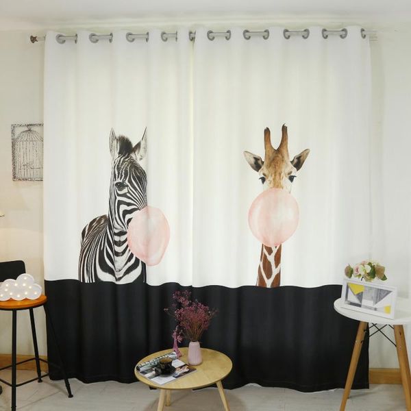 curtain & drapes modern 3d blackout cartoon blowing balloon zebra giraffe pattern thicken velvet fabric children for living room
curtain & drapes modern 3d blackout cartoon blowing balloon zebra giraffe pattern thicken velvet fabric children for living room