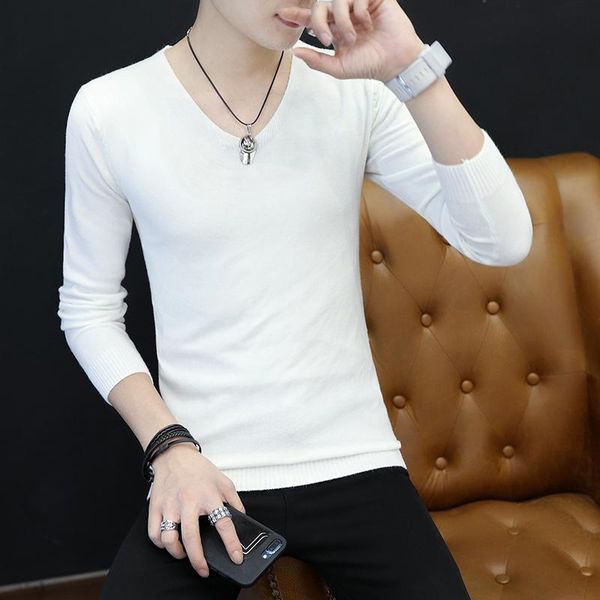 men's sweaters autumn sweater men 2021 v-neck bottoming spring and long-sleeved thin casual trendy, White;black
men's sweaters autumn sweater men 2021 v-neck bottoming spring and long-sleeved thin casual trendy, White;black