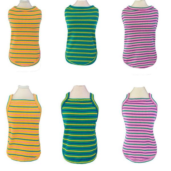 dog apparel colorful summer clothes cozy strips vest shirts o-neck cat tshirt sweatshirt for chihuahua costume
dog apparel colorful summer clothes cozy strips vest shirts o-neck cat tshirt sweatshirt for chihuahua costume
