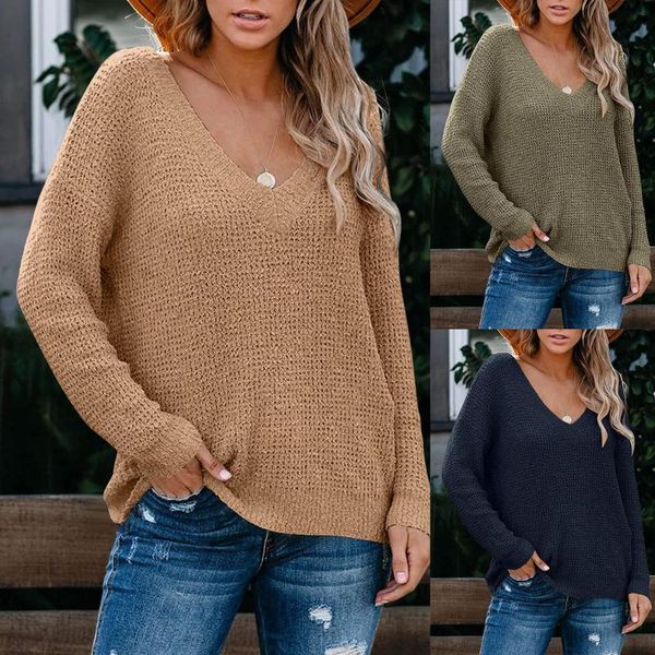 women's sweaters v-neck long sleeve solid color knit openwork sweater casual pullover jumper tunic, White;black
women's sweaters v-neck long sleeve solid color knit openwork sweater casual pullover jumper tunic, White;black