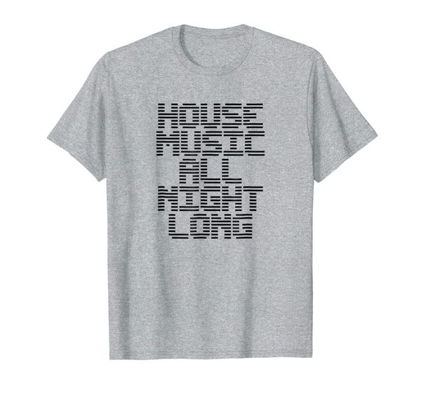 house music all night long music edm dj tshirt, White;black
house music all night long music edm dj tshirt, White;black