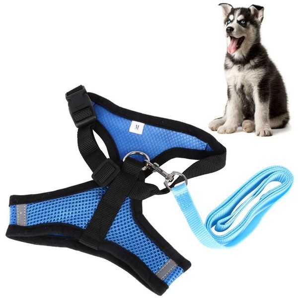 dog collars & leashes breathable mesh harness pet small and leash set puppy vest pink red blue black pets harnesses
dog collars & leashes breathable mesh harness pet small and leash set puppy vest pink red blue black pets harnesses