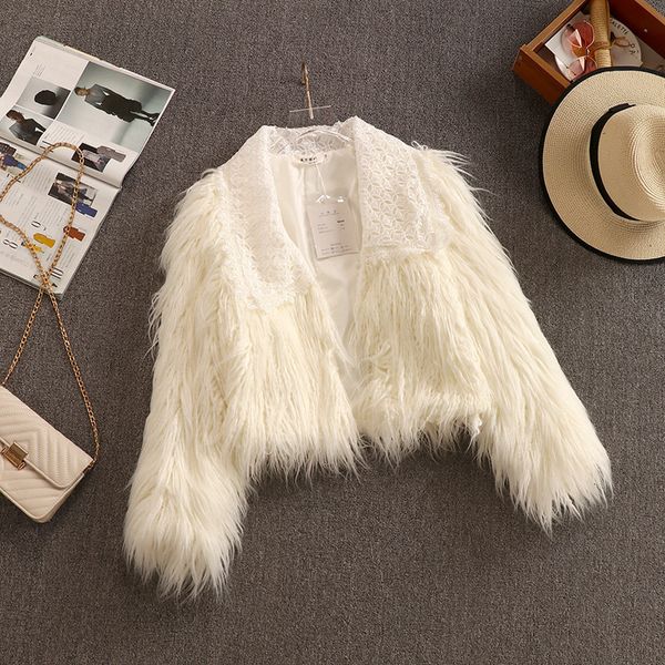 wools in korean style fashion winter fur jacket of the fake sweet woman's embroidery cropyoung girls streetwear handsome, Black
wools in korean style fashion winter fur jacket of the fake sweet woman's embroidery cropyoung girls streetwear handsome, Black