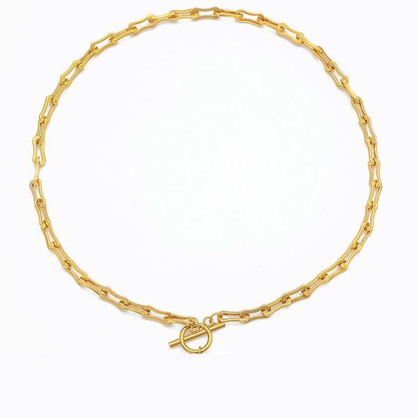 chains 100% stainless steel lock padlock chain toggle necklaces for women gold/silver color metal clasp necklace choker
chains 100% stainless steel lock padlock chain toggle necklaces for women gold/silver color metal clasp necklace choker