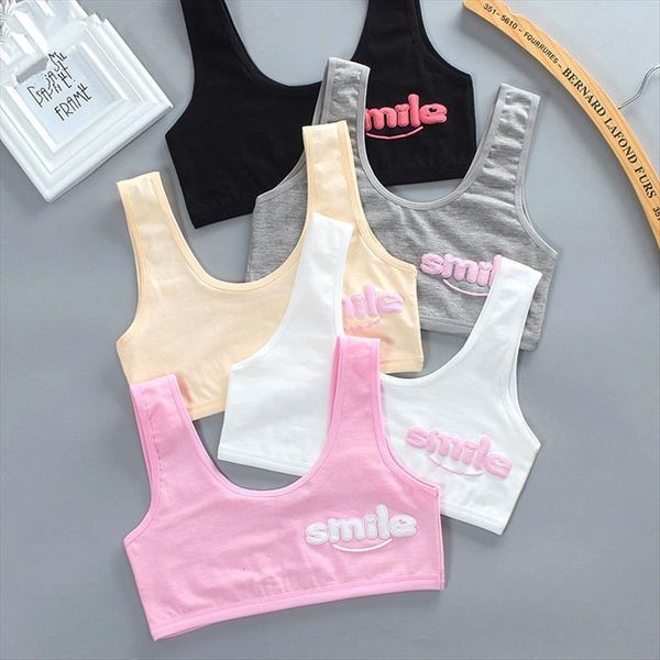 3pcs lot girl racerback cotton sport training bra letter print solid color wide strap underwear, Blue
3pcs lot girl racerback cotton sport training bra letter print solid color wide strap underwear, Blue