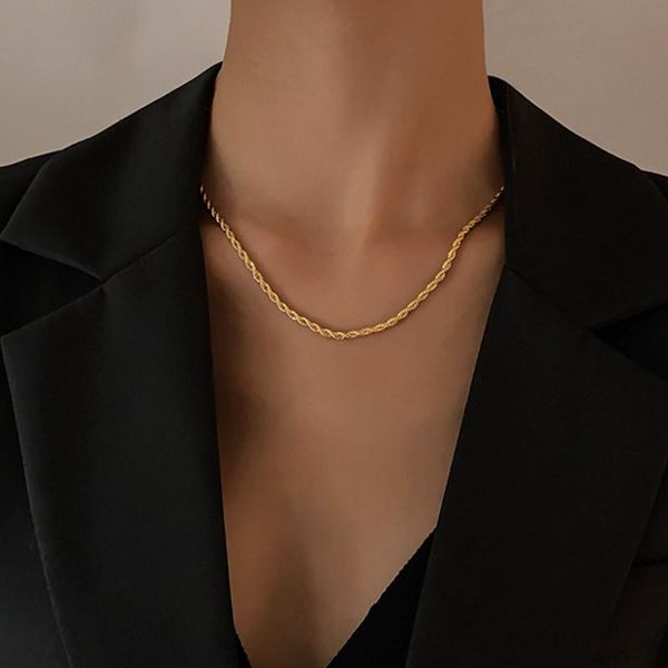 pendant necklaces yaologe 316l stainless steel simple rope necklace for women hip hop punk 2021 trend party gift fashion jewelry collier fem, Silver
pendant necklaces yaologe 316l stainless steel simple rope necklace for women hip hop punk 2021 trend party gift fashion jewelry collier fem, Silver