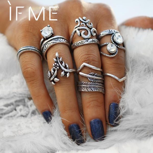cluster rings vintage punk midi set for women mixed leaves leaf flower crystal knuckle joint ring party gift anel jewelry, Golden;silver
cluster rings vintage punk midi set for women mixed leaves leaf flower crystal knuckle joint ring party gift anel jewelry, Golden;silver