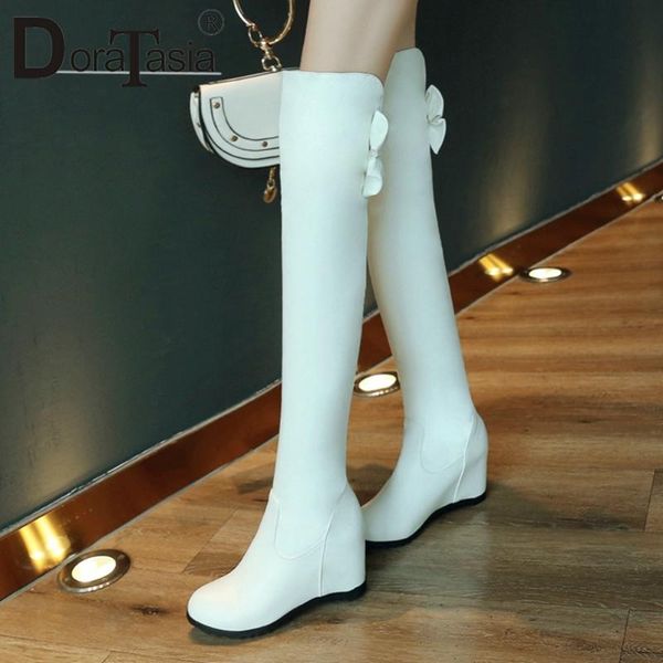 boots doratasia ladies elegant slip-on over the knee height increasing women high heels thigh shoes woman, Black
boots doratasia ladies elegant slip-on over the knee height increasing women high heels thigh shoes woman, Black