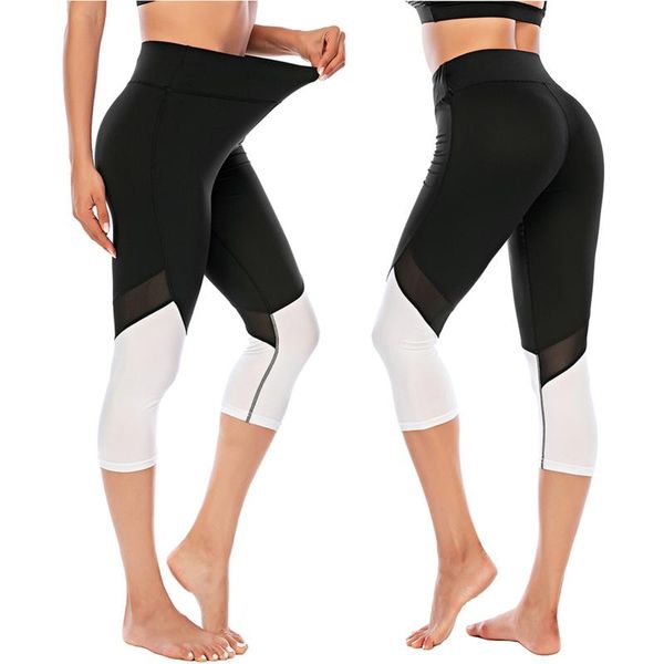 women's leggings patchwork print high waist stretch strethcy fitness pants femme elastic moisture wicking, Black
women's leggings patchwork print high waist stretch strethcy fitness pants femme elastic moisture wicking, Black