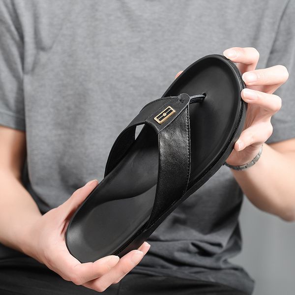 slippers clip foot men's slippers summer wear trend fashion flip flop breathable soft soled beach shoes dspo, Black
slippers clip foot men's slippers summer wear trend fashion flip flop breathable soft soled beach shoes dspo, Black