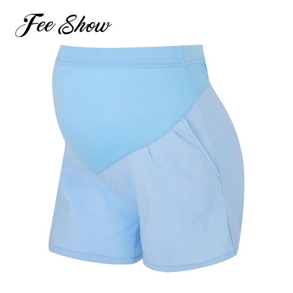 maternity bottoms women shorts summer casual outdoors pregnancy clothes high waist adjustable belt loose cotton pants with pocket, White
maternity bottoms women shorts summer casual outdoors pregnancy clothes high waist adjustable belt loose cotton pants with pocket, White