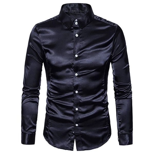 men's casual shirts fashion solid simple wild personality slim long sleeve single breasted shirt 2021 turn down collar top, White;black
men's casual shirts fashion solid simple wild personality slim long sleeve single breasted shirt 2021 turn down collar top, White;black