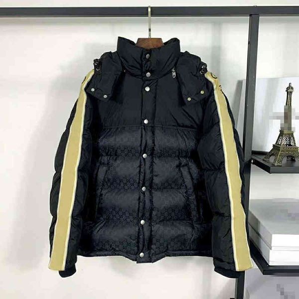 2021 winter new thickened warm men's and women's 90 down cold proof embroidered loose et trend g, Black;white
2021 winter new thickened warm men's and women's 90 down cold proof embroidered loose et trend g, Black;white