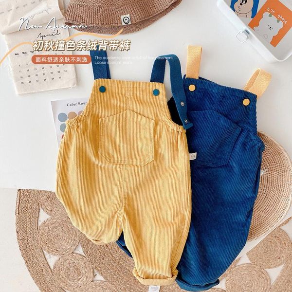 trousers children's overalls spring and autumn baby pants boys korean corduroy jumpsuit, Blue
trousers children's overalls spring and autumn baby pants boys korean corduroy jumpsuit, Blue