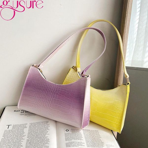 gusrue fashion women pu leather underarm hobos bag alligator pattern gradient color shoulder ladies vintage handbag purse bags
gusrue fashion women pu leather underarm hobos bag alligator pattern gradient color shoulder ladies vintage handbag purse bags
