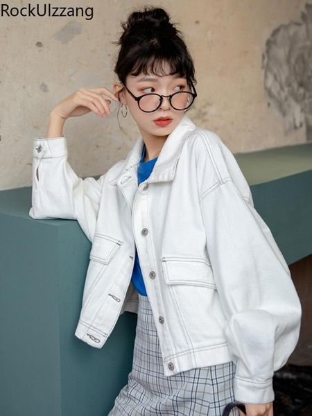 women's jackets button up lapel white denim jacket fashion crop jean coat women fall outwear windbreaker korean ladies cropped casual o, Black;brown
women's jackets button up lapel white denim jacket fashion crop jean coat women fall outwear windbreaker korean ladies cropped casual o, Black;brown