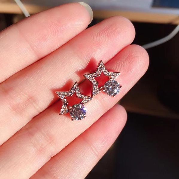 other five star style classic round moissanite stud earrings 5mmx5mm size shiny gem gra certificate real 925 silver birthday gift, Golden;silver
other five star style classic round moissanite stud earrings 5mmx5mm size shiny gem gra certificate real 925 silver birthday gift, Golden;silver