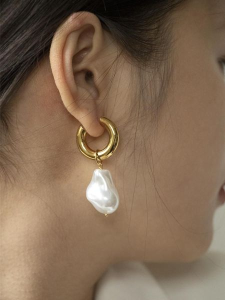 dangle & chandelier circle earrings vintage high imitation baroque pearl gold earclip women jewelry golden punk round, Silver
dangle & chandelier circle earrings vintage high imitation baroque pearl gold earclip women jewelry golden punk round, Silver