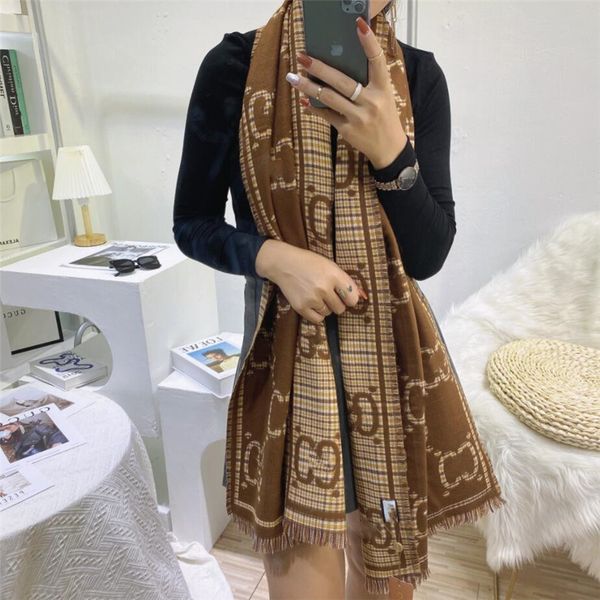 fashion double g luxurys scarf women's thick cashmere 100%towel classic brand shawl winter long scarves 46*180cm, Blue;gray
fashion double g luxurys scarf women's thick cashmere 100%towel classic brand shawl winter long scarves 46*180cm, Blue;gray