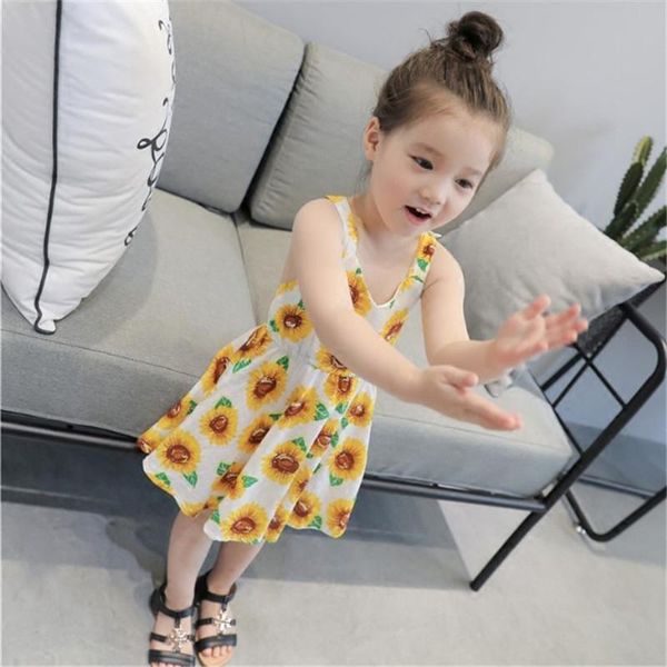 girl's dresses girl dress summer knee-length 2021 female baby cotton cool backless sunflower suspender clothing children princess, Red;yellow
girl's dresses girl dress summer knee-length 2021 female baby cotton cool backless sunflower suspender clothing children princess, Red;yellow