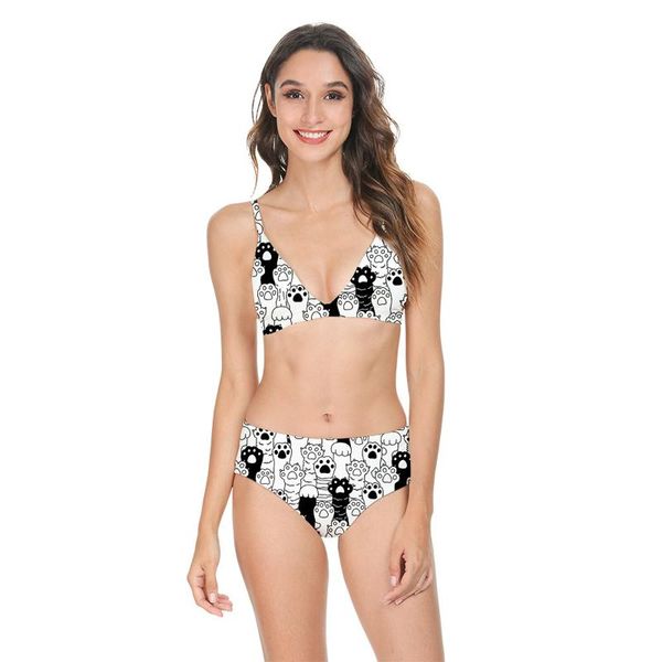 funny cat animal 3d tie dye women bikini set plus size high waist two pieces swimsuit maillot de bain femme 2x women's swimwear, White;black
funny cat animal 3d tie dye women bikini set plus size high waist two pieces swimsuit maillot de bain femme 2x women's swimwear, White;black