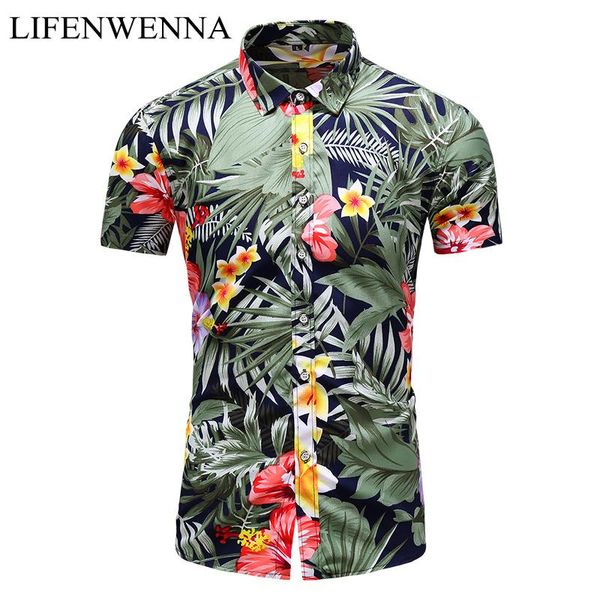 summer flower shirt men 2021 arrival print hawaiian male casual slim fit short sleeve shirts clothes plus size 7xl men's, White;black
summer flower shirt men 2021 arrival print hawaiian male casual slim fit short sleeve shirts clothes plus size 7xl men's, White;black