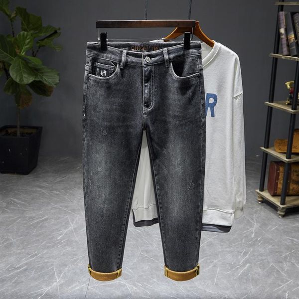 men's jeans fashion slim stretch pants business casual classic style black retro washed 2021, Blue
men's jeans fashion slim stretch pants business casual classic style black retro washed 2021, Blue