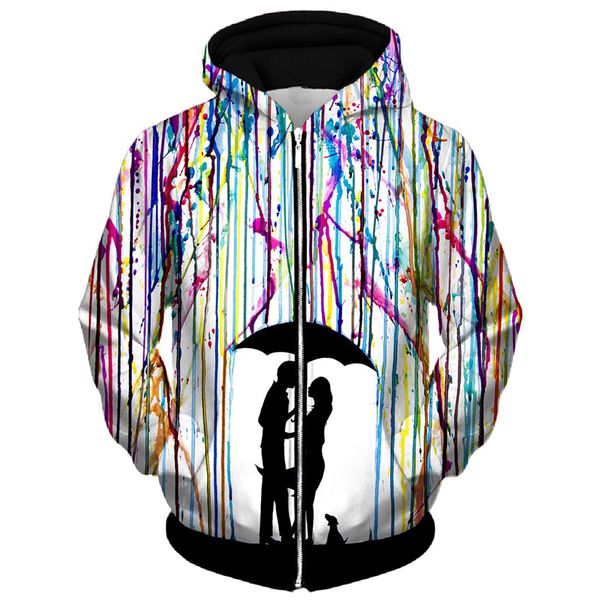 couple and puppy pattern men s zip-up hoodie visual impact party punk goth round neck sweater hoodie, Black
couple and puppy pattern men s zip-up hoodie visual impact party punk goth round neck sweater hoodie, Black