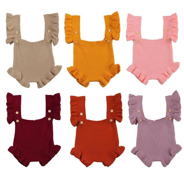 pudcoco 0-24m born baby girl casual suspender jumpsuits fashion solid color ruffles sleeve knitted triangle romper shorts, Black
pudcoco 0-24m born baby girl casual suspender jumpsuits fashion solid color ruffles sleeve knitted triangle romper shorts, Black