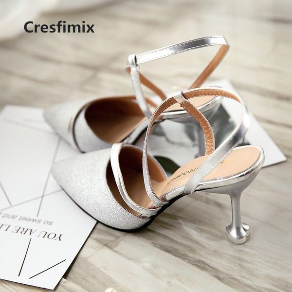 cresfimix femmes hauts talons women cute pointed toe spring & summer high heel shoes lady sweet silver heels c2911 dress, Black
cresfimix femmes hauts talons women cute pointed toe spring & summer high heel shoes lady sweet silver heels c2911 dress, Black