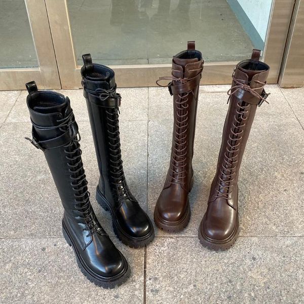 women's wedges knee-high boots high heels platform short plush lack-up buckle punk, Black
women's wedges knee-high boots high heels platform short plush lack-up buckle punk, Black