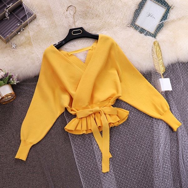 women's t-shirt -jersis de punto con mangas abullonadas para mujer, jersis volantes y cuello pico liso, tejido informal ga43, White
women's t-shirt -jersis de punto con mangas abullonadas para mujer, jersis volantes y cuello pico liso, tejido informal ga43, White