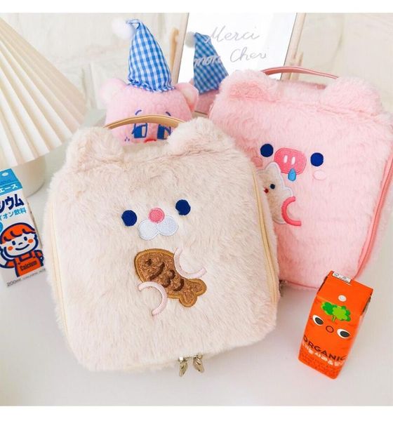 cosmetic bags & cases flannel bear bag case korea fashion pen box cute embroidery plush storage kawaii student large capacity pencil
cosmetic bags & cases flannel bear bag case korea fashion pen box cute embroidery plush storage kawaii student large capacity pencil