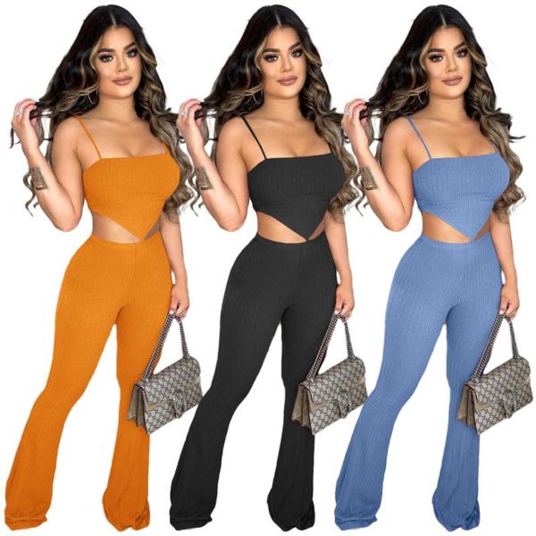 women's two piece pants backless cropped crop bell bottom flare knitted strapless outfits for women casual set elastic suits, White
women's two piece pants backless cropped crop bell bottom flare knitted strapless outfits for women casual set elastic suits, White
