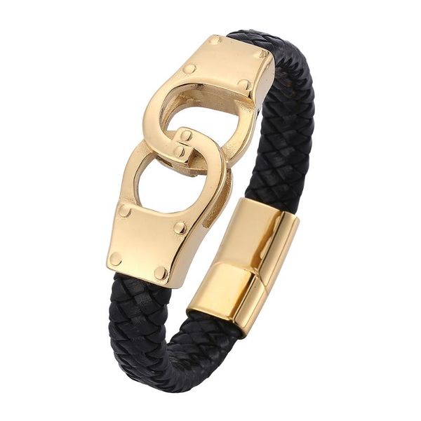 charm bracelets black / brown genuine leather braided bracelet men golden handcuffs accessories fashion bangles jewelry friend gifts, Golden;silver
charm bracelets black / brown genuine leather braided bracelet men golden handcuffs accessories fashion bangles jewelry friend gifts, Golden;silver