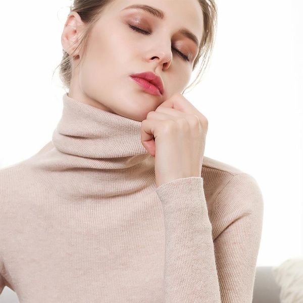 women's sweaters jchb autumn and winter cashmere sweater women high collar pullover fashion warm bottom, White;black
women's sweaters jchb autumn and winter cashmere sweater women high collar pullover fashion warm bottom, White;black