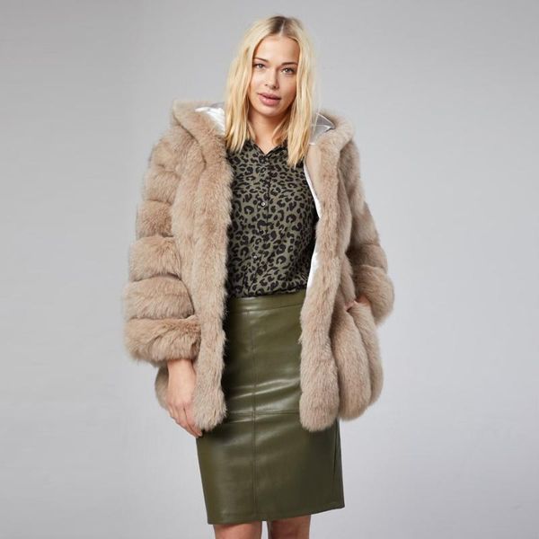 women's fur & faux cnegovik winter coat women hooded jacket warm thick overcoat plus size customize, Black
women's fur & faux cnegovik winter coat women hooded jacket warm thick overcoat plus size customize, Black