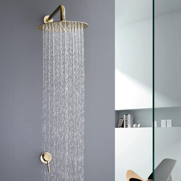 inch round bathroom luxury rain mixer shower set wall mounted rainfall head system brushed gold finish sets
inch round bathroom luxury rain mixer shower set wall mounted rainfall head system brushed gold finish sets