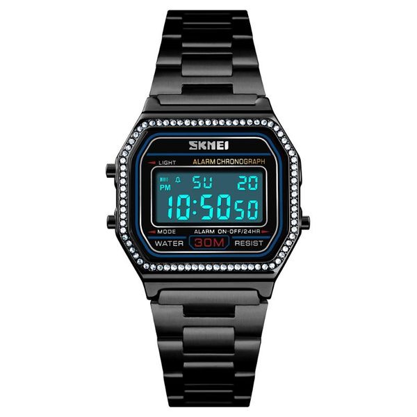 wristwatches skmei retro women's watches fashion crystal digital watch stainless steel alarm clock satch relogio feminino 1474, Slivery;brown
wristwatches skmei retro women's watches fashion crystal digital watch stainless steel alarm clock satch relogio feminino 1474, Slivery;brown