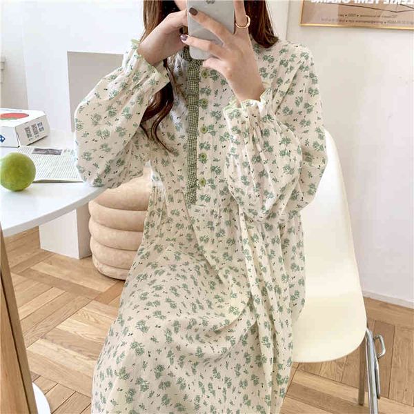 sleepwear women sweet chic loose cotton fashion long sleeve floral printing sleepwear home wear pajamas night, Black;red
sleepwear women sweet chic loose cotton fashion long sleeve floral printing sleepwear home wear pajamas night, Black;red